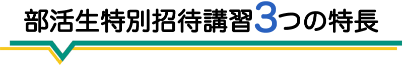 3つの特徴